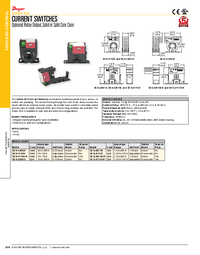 Thumbnail of document Data Sheet - Series SCS Current Switch